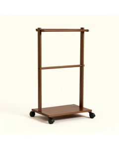 Jackman 47.24 '' Heavy Duty Free-Standing Portable Garment Rack Closet Organizer (synthetic illustration; no displayed measurements)
