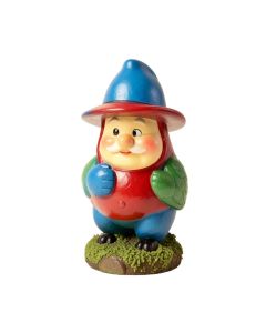 Giuliana Bird Feeder Gnome Solar Statue