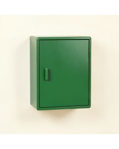 Harbor Dell Wall-Mounted Laundry Cabinet - Green (synthetic illustration; no displayed measurements)