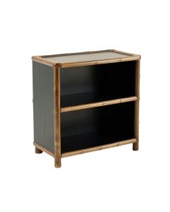 Sage Bend Low Bookcase - Black (synthetic illustration; no displayed measurements)