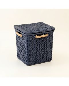 Spruce Arc Laundry Hamper - Navy (synthetic illustration; no displayed measurements)