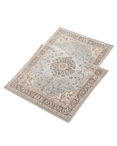 Oriental Saffron/Light Gray Area Rug (synthetic illustration; no displayed measurements)