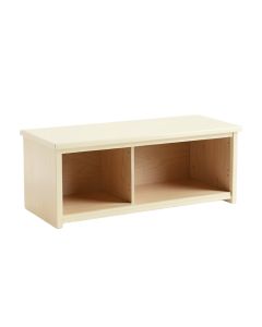 Holly Brook Shoe Storage Bench - Cream