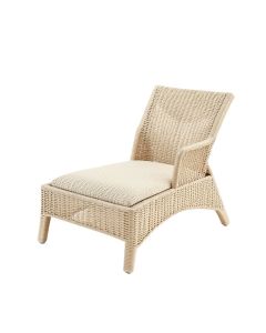 Maple Bluff Outdoor Lounge Chair - Cream (synthetic illustration; no displayed measurements)