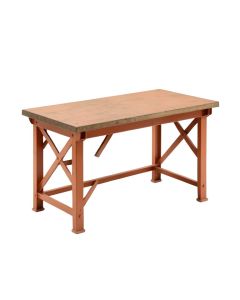 Ridge Bluff Empty Workshop Workbench - Terracotta (synthetic illustration; no displayed measurements)