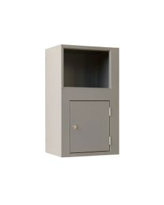 Linden Dale Wall-Mounted Entry Cabinet - Gray (synthetic illustration; no displayed measurements)