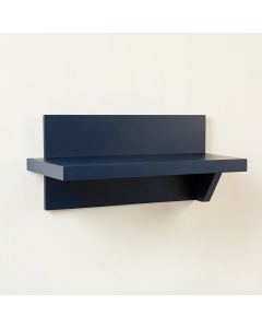 Field Branch Wall-Mounted Shelf - Navy (synthetic illustration; no displayed measurements)