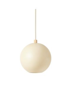Dune Bluff Pendant Light Suspended From One Plain Cable - Cream (synthetic illustration; no displayed measurements)