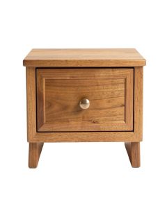 1 - Drawer Solid Wood Nightstand (synthetic illustration; no displayed measurements)