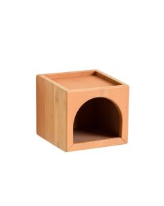 Cliff Bend Wall-Mounted Cat Perch - Terracotta