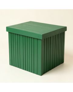 Aspen Bluff Closed Outdoor Storage Box - Green (synthetic illustration; no displayed measurements)