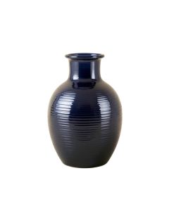 Ash Canyon Empty Decorative Vase - Navy (synthetic illustration; no displayed measurements)