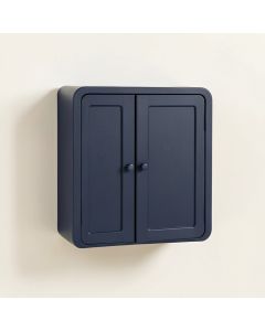 Fern Crossing Wall-Mounted Entry Cabinet - Navy (synthetic illustration; no displayed measurements)