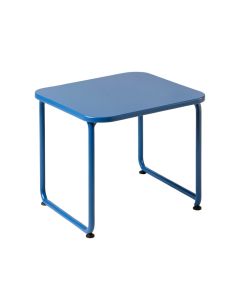 Maple Arc Compact Balcony Table - Blue