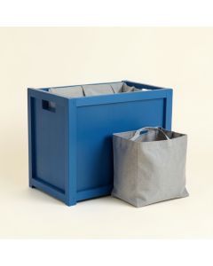 Ridge Dell Laundry Sorting Station With Plain Removable Bags - Blue (synthetic illustration; no displayed measurements)
