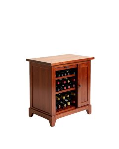 Bar Unit With Wine Storage (synthetic illustration; no displayed measurements)