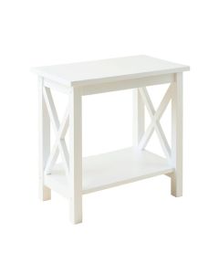 Hazel Canyon Side Table - White (synthetic illustration; no displayed measurements)
