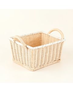 Hazel Branch Empty Storage Basket - White (synthetic illustration; no displayed measurements)