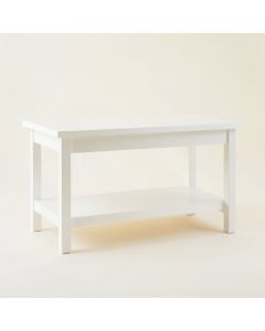 Ash Arc Empty Workshop Workbench (synthetic illustration; no displayed measurements)