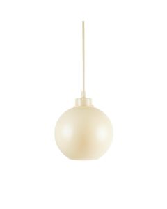 Lake Dale Pendant Light Suspended From One Plain Cable - Ivory