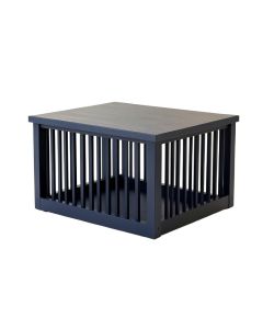 Moss Crossing Empty Furniture-Style Pet Crate - Navy (synthetic illustration; no displayed measurements)