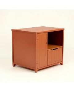 Laurel Branch Freestanding Laundry Folding Counter - Terracotta (synthetic illustration; no displayed measurements)