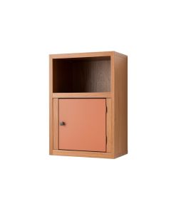 Hill Crest Wall-Mounted Entry Cabinet - Terracotta (synthetic illustration; no displayed measurements)