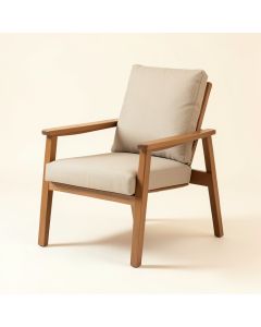 Sunset Stacking Dining Arm Chair (synthetic illustration; no displayed measurements)
