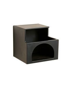 Vale Arc Wall-Mounted Cat Perch - Black