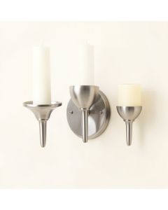 3 Piece Stainless Steel Wall Sconce Set (synthetic illustration; no displayed measurements)