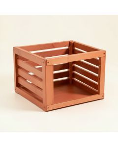 Birch Arc Empty Furniture-Style Pet Crate (synthetic illustration; no displayed measurements)