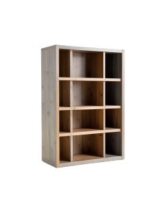 Pine Falls Freestanding Bookcase - Gray (synthetic illustration; no displayed measurements)