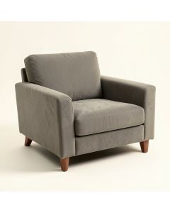 58 '' Square Arm Loveseat (synthetic illustration; no displayed measurements)