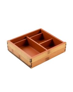 Summit Bend Empty Pantry Drawer Organizer Insert - Terracotta (synthetic illustration; no displayed measurements)