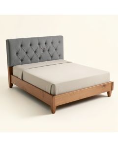 King Tufted Low Profile Standard Bed (synthetic illustration; no displayed measurements)