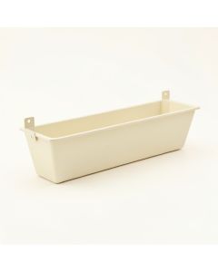Oak Branch Empty Railing Planter With Integral Brackets - Cream (synthetic illustration; no displayed measurements)