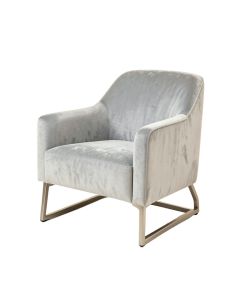 Accent Chair Living Room/Bed Room , Modern Leisure Chair Silver Grey (synthetic illustration; no displayed measurements)