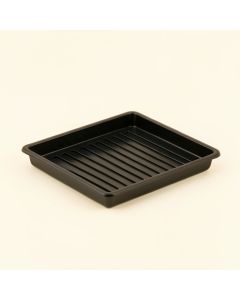Vale Branch Empty Under-Desk Cable Tray - Black (synthetic illustration; no displayed measurements)