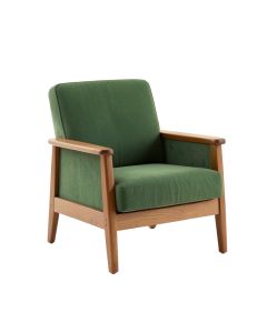 Sage Bend Upholstered Armchair - Green (synthetic illustration; no displayed measurements)