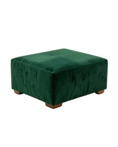 Syrine 19 '' Wide Velvet Rectangle Ottoman (synthetic illustration; no displayed measurements)