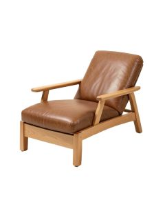 Paul Leather Chaise Lounge (synthetic illustration; no displayed measurements)