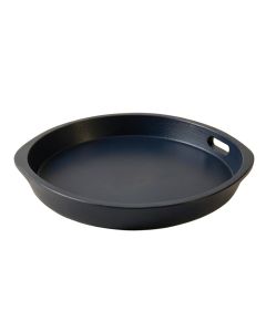 Field Bend Serving Tray - Navy (synthetic illustration; no displayed measurements)