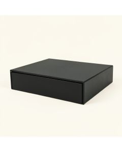 Olive Crest Desktop Monitor Riser - Black (synthetic illustration; no displayed measurements)