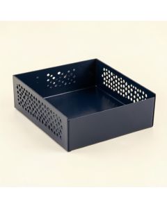 Dune Brook Empty Under-Desk Cable Tray - Navy (synthetic illustration; no displayed measurements)