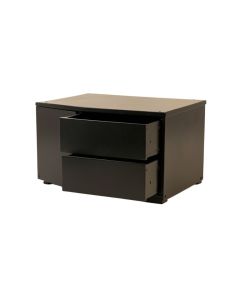 Willow Crest Small-Parts Storage Drawer Cabinet - Black (synthetic illustration; no displayed measurements)