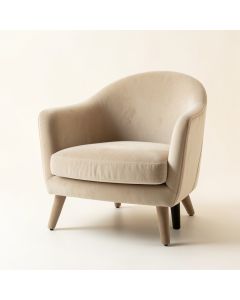 Briar Crossing Upholstered Armchair - Beige (synthetic illustration; no displayed measurements)