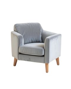 Loreta 36 '' Wide Velvet Armchair (synthetic illustration; no displayed measurements)