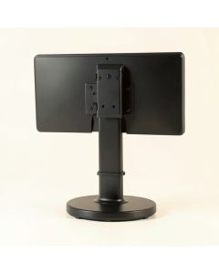Dual Lcd Monitor Free Standing Height Adjustable 2 Screen Desk Mount (synthetic illustration; no displayed measurements)