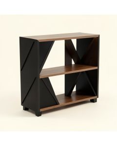 Flagstone 37.9 '' H X 31.5 '' W Geometric Bookcase (synthetic illustration; no displayed measurements)