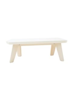 Willow Crossing Indoor Bench - White (synthetic illustration; no displayed measurements)